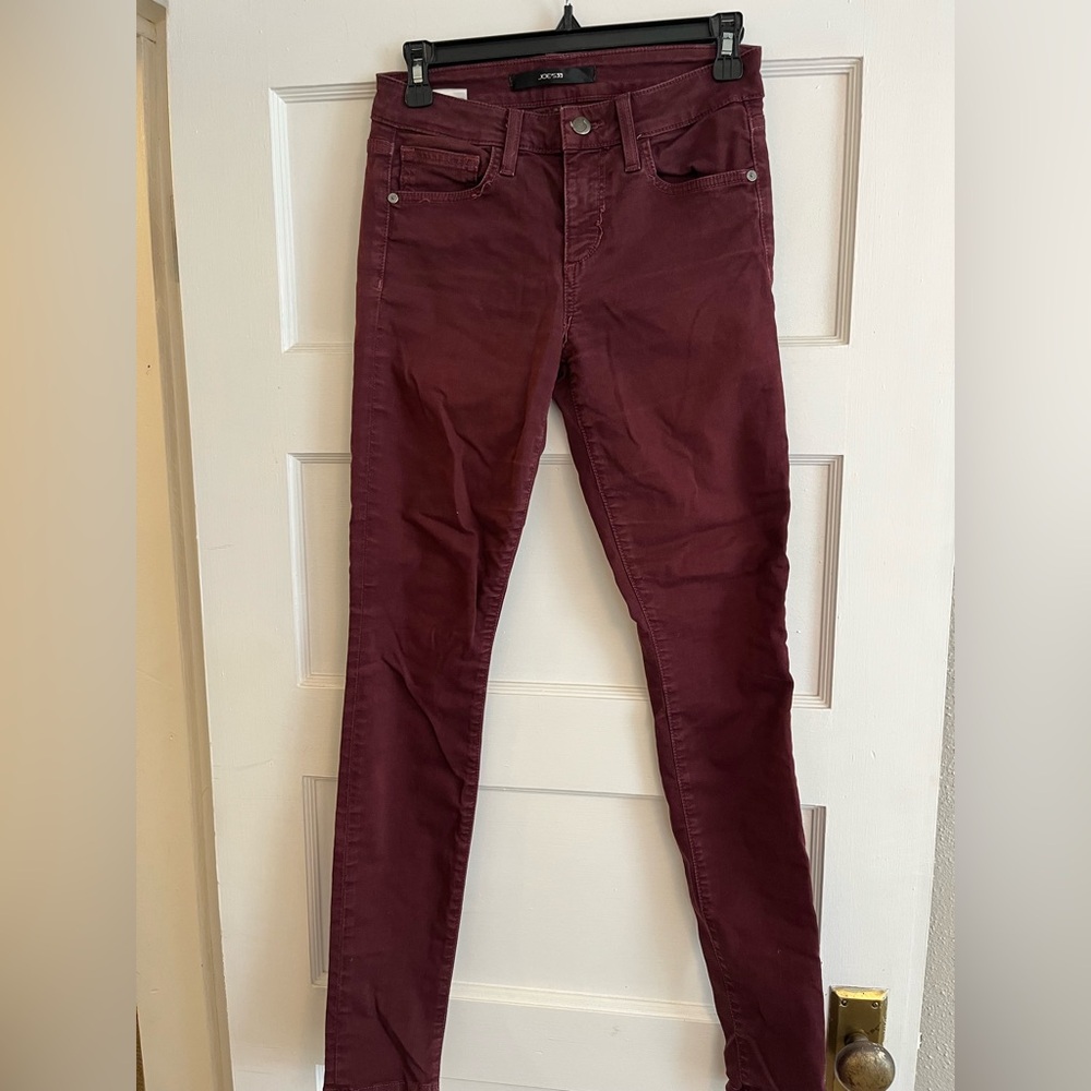 Joes jeans. Maroon